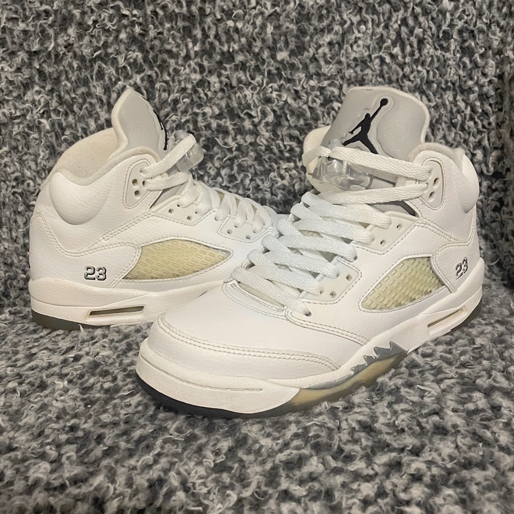 Jordan 5 White Metallic